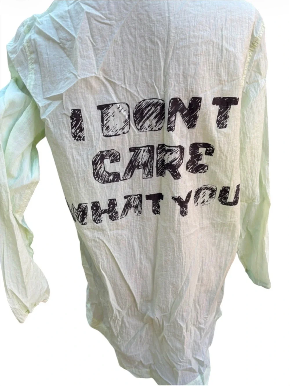 Edgy Graphic Green Oversized Grunge Lite Windbreaker Athleisure  Streetwear L